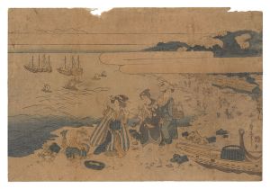 Utamaro / Gathering Shellfish (tentative title) [潮干狩（仮題）]