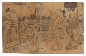 Utamaro / Amusements of the Four Seasons: Cool Breeze [風涼四季遊]