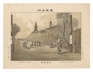 Watanabe Tadahisa / Famous Places in Tokyo / Red Light District in Susaki [東京名所　洲崎遊廓]