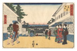 Hiroshige I / Famous Places in Edo / View of Kasumigaseki [江戸名所　霞ヶ関眺望]