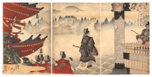 Chikanobu / Chiyoda Outer Palace / Visiting the Shrine at Nikko [千代田之御表　日光御社参]