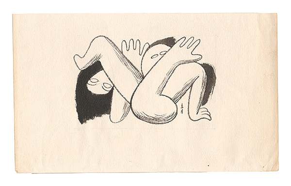 東郷青児「自筆画稿」