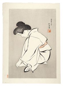 Hashiguchi Goyo / Woman Cutting Her Toenails