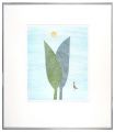 Two trees and bird