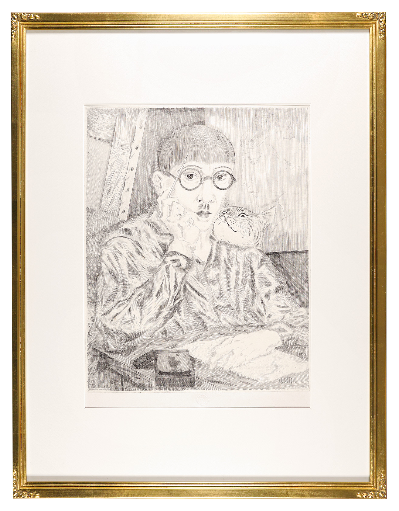 Fujita Tsuguharu (Leonard Foujita) “Autoportrait”