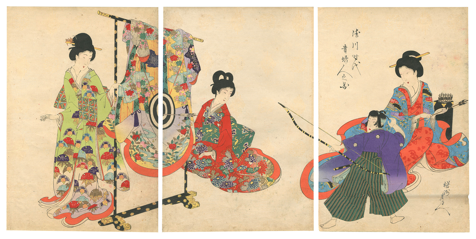 Chikanobu “Ladies of the Tokugawa Period”