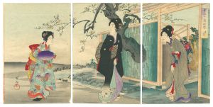 Chikanobu / The Twelve Months / Mid-spring [十二ヶ月の内　仲春]