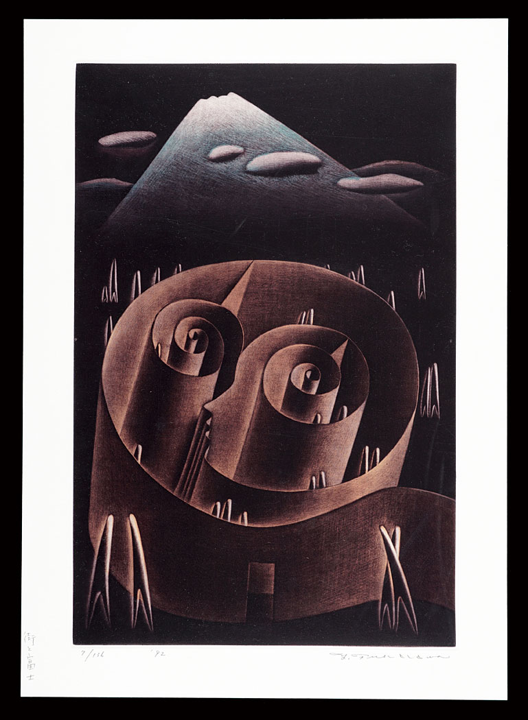 Fukazawa Yukio “Thirty-six Views of Mt. Fuji in the HEISEI period / Mount Fuji and a Maze”