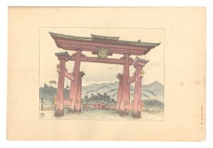 Nakazawa Hiromitsu / Compendium of Japan / No. 41: Great Torii Gate, Miyajima