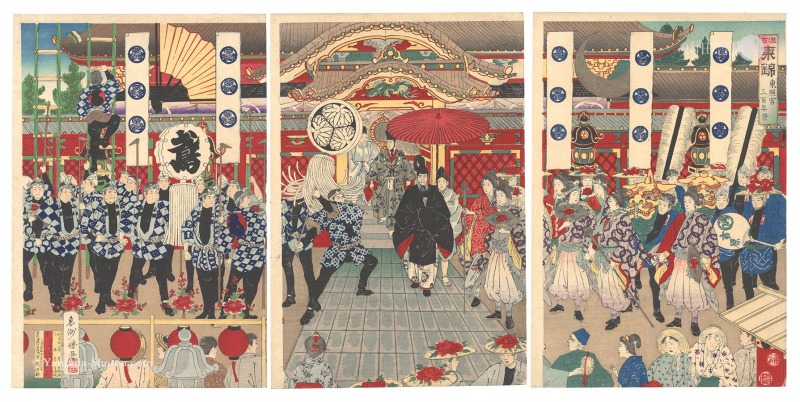 Shogetsu “Antiquarian Studies: Eastern Brocade / The Three Hundredth Anniversary of the Toshogu Shrine”