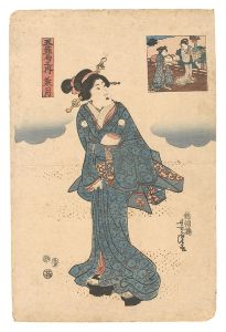 Yoshitora / The Five Festivals / The Ninth Month [五節句之内　菊月]
