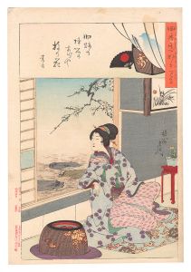 Chikanobu / Imaginary Matches of Seasonal Flowers [四季花狂言見立]