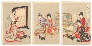 周延「千代田之大奥　歌合」