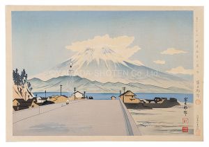 Tokuriki Tomikichiro / Thirty-Six Views of Mt. Fuji / Fuji of Okitsu Beach