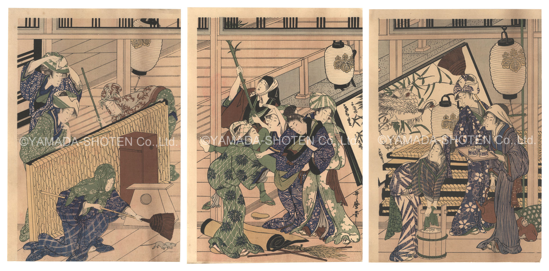 歌麿「鼠退治（仮題）【復刻版】」