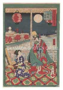 Utatora and Kunitoshi / Illustrations of Famous Places in Tokyo / New Land at Susaki in Fukagawa [東京名所図会　深川洲崎新地]