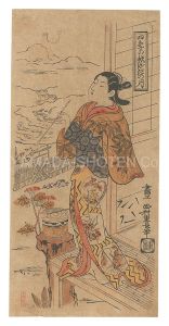 Shigenaga / Four Seasons / Autumn: Moon of the Parlor【Reproduction】 [四季の秋ざしきの月【復刻版】]
