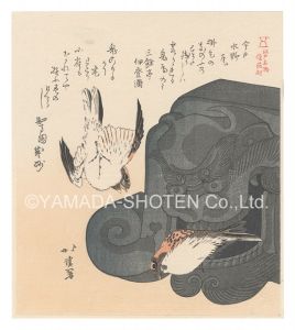 Hokkei / Onigawara Tile and Spallows【Reproduction】 [鬼瓦に雀【復刻版】]