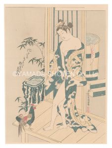 Masanobu / Woman after the Bath【Reproduction】 [湯上り美人（仮題）【復刻版】]