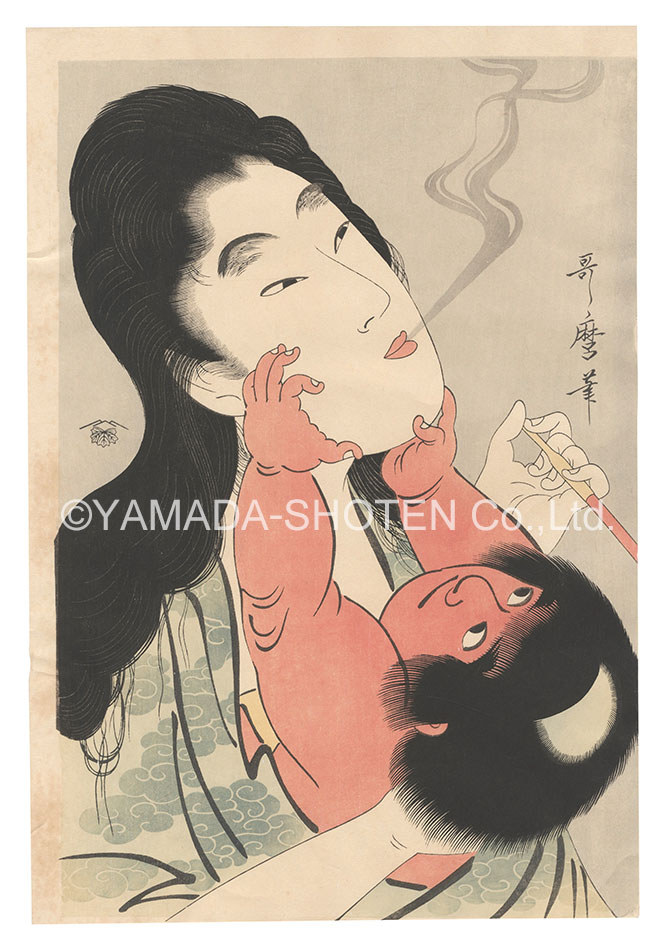Utamaro “Yamauba and Kintaro (tentative title)【Reproduction】”