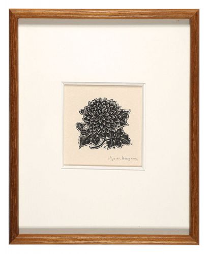 長谷川潔「『昔の日本（日本の伝説）』扉絵の為のカット」