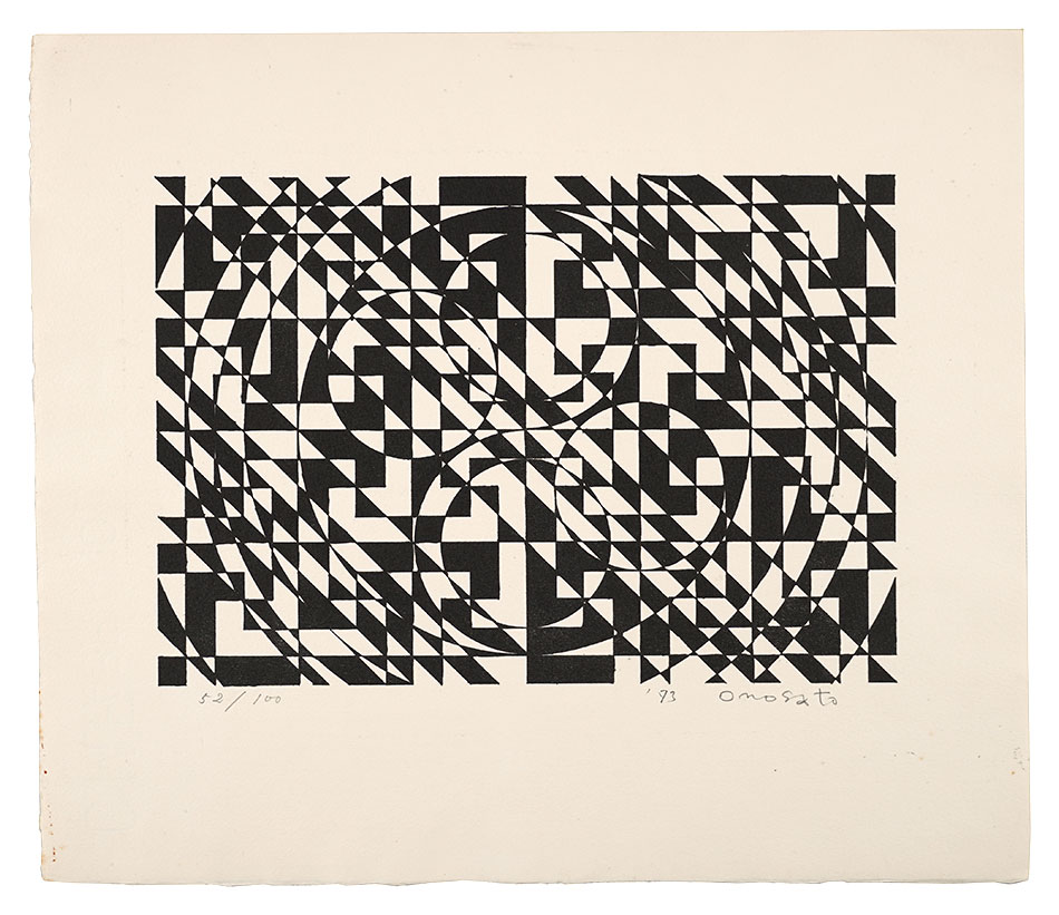 オノサトトシノブ「Lithograph B」