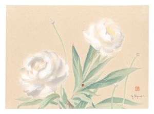 Oguri Yoshiji / Picture Album of Various Flowers / Peony