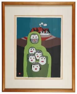 Azechi Umetaro / Family of Mount Hinoyama