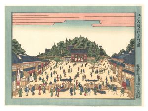 豊春「江戸名所 上野仁王門之図 【復刻版】」