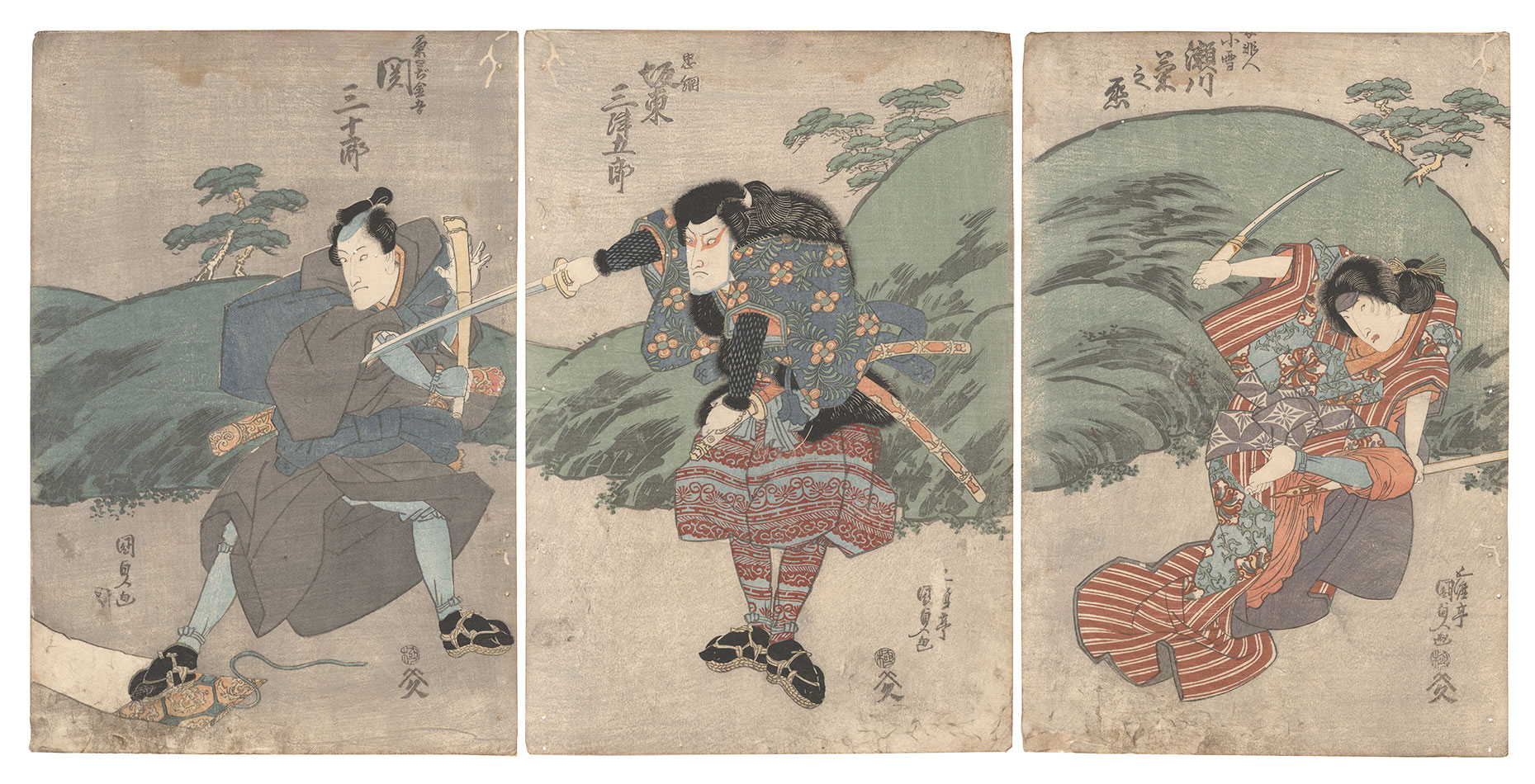 国貞初代「芝居絵」