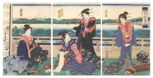 Kuniaki / The Isuzu-ro in Yokohama [横浜五十鈴楼之図]
