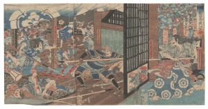 京都四条夜討之図