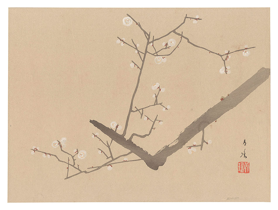 Ishizaki Koyo “THE LOYAL RONINS / A Branch of Plum Blossoms in Cold”