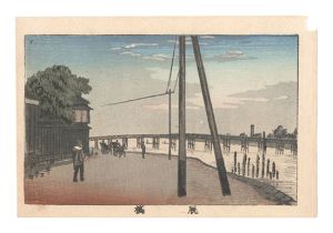 安治（探景）「東京真画名所図解　厩橋」