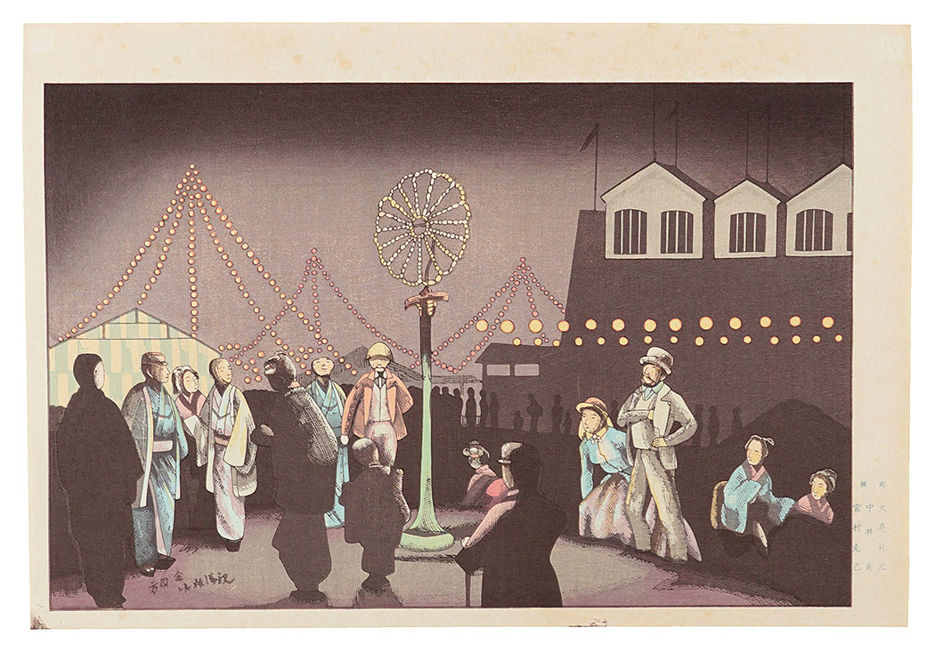 Kiyochika “Famous Sights of Tokyo / Gas Pavilion at National Industrial Exhibition 【Reproduction】”