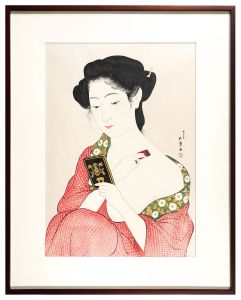 Woman Applying Make-up【Reproduction】