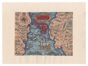 Kawakami Sumio / Fake Old Map of Zipangu (Japan)