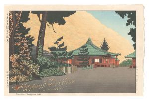 Okuyama Gihachiro / Autumn Scene at Tachiki Kannon, Nikko