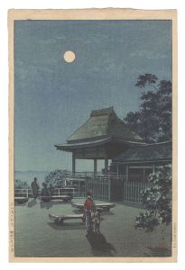 石山寺の秋月