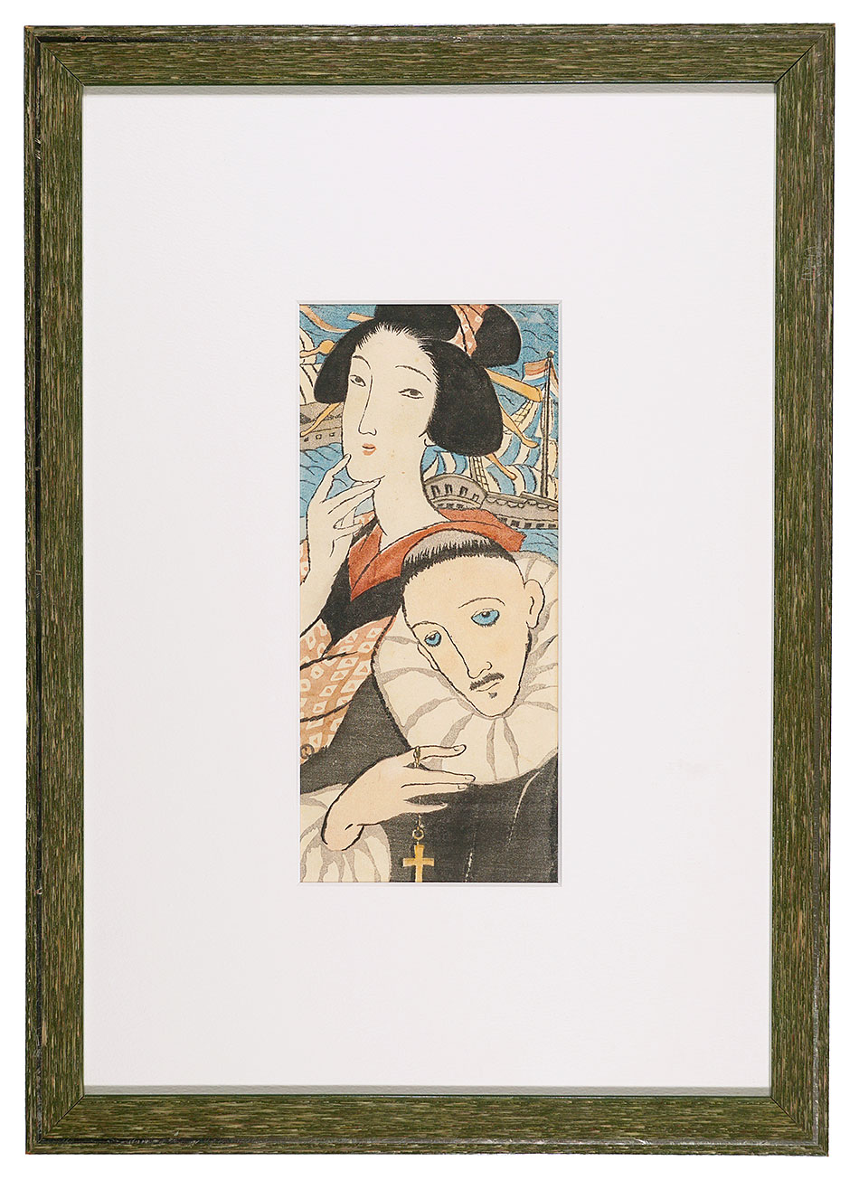 Takehisa Yumeji “Women Missionaries ; Maria Kannon from the Magazine The Ladies' Graphic  (Fujin Gurafu) ”