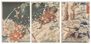 武勇雪月花之内　吉野の雪