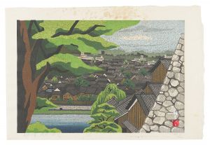 井堂雅夫「金沢十景 浅野川眺望」