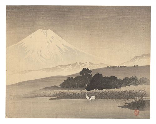 Ohara Koson(Shoson) “Fuji (tentative title)”