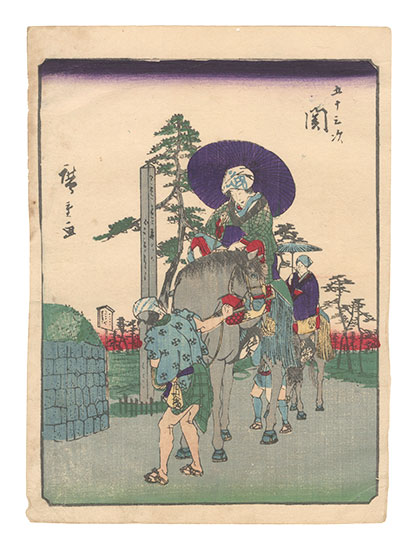 Hiroshige I “Fifty-three Stations / Seki”