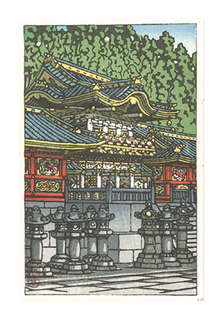 川瀬巴水「日光東照宮（仮題）」