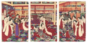 Chikanobu / Flower of the East: Prosperity of the Imperial Palace [東之苑皇居栄]