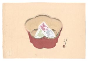 川端龍子「三原堂本店 掛紙」