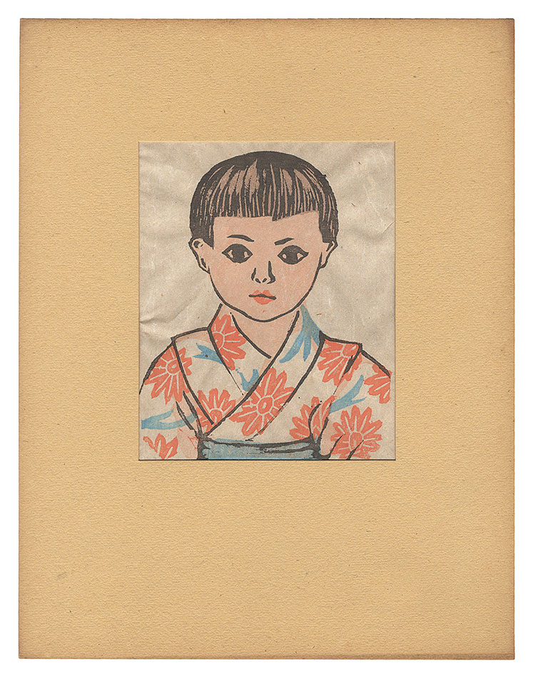 中村仲蔵「少女」