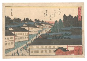 Hiroshige I / Famous Places in Edo / Kasumigaseki [江戸名所　霞か関之図]