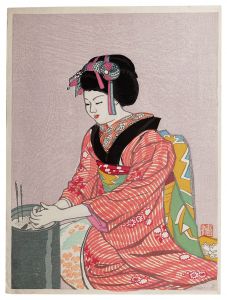 徳力富吉郎「舞妓 （仮題）」